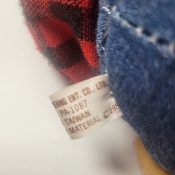 1986 Teddy Bear Plush Belt Shoulder Bag Fanny Pack Collectible Musical Wind-Up - Picture 8 of 15